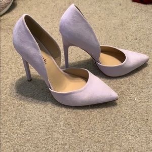 Lavender heels! D’Orsay style - super comfortable!